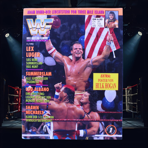 WWF Magazin 11/1993 | Ehapa Verlag | Lex Luger SummerSlam Cover | hoppla-stuff.de